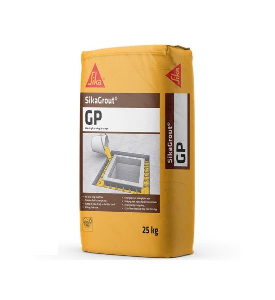 SikaGrout GP 25Kg - VỮA RÓT GỐC XI MĂNG, BÙ CO NGÓT
