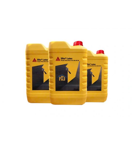 Sika Latex - Phụ Gia Cho Vữa Chống Thấm (5 Lít, 25 Lít)