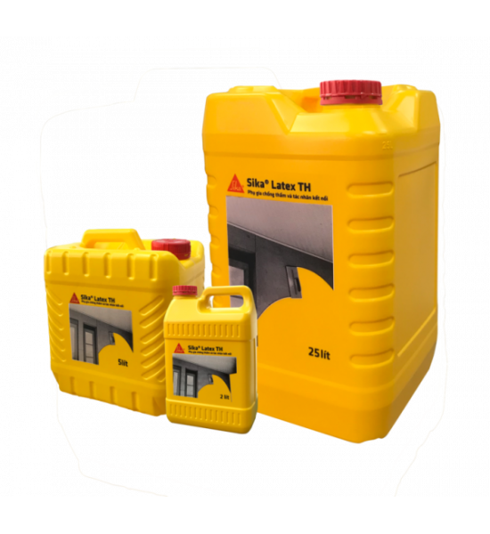 SIKA LATEX TH – Chống Thấm Và Kết Dính Cho Vữa Xi Măng (2 LÍT, 5 LÍT, 25LÍT)