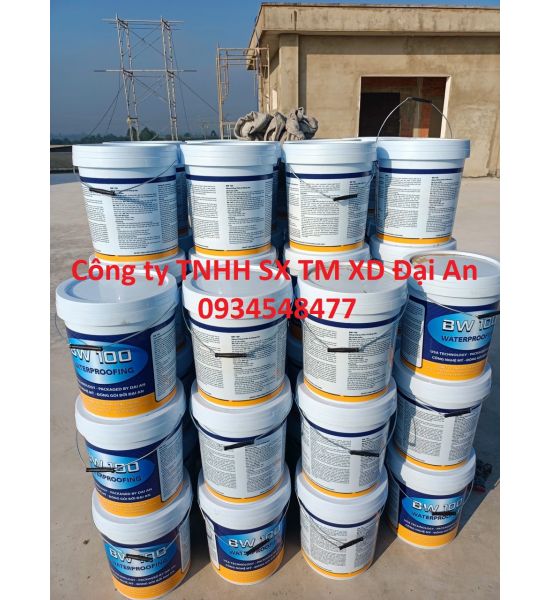Màng chống thấm xi măng dẻo BW 100 Watwerproofing 20kg